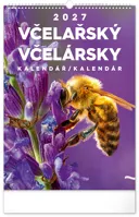 Nástěnný kalendář 2027 Notique Včelařský CZ/SK, 33 x 46 cm