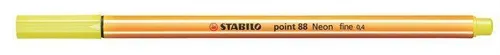 Liner Stabilo Point 88, 0,4mm - neonově žlutá