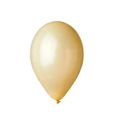 Balónky nafukovací průměr 26cm – pastelová slonová kost, 100 ks