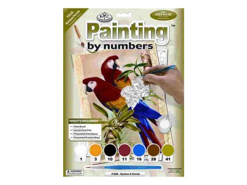 Malování podle čísel 22x30 cm - Papoušci