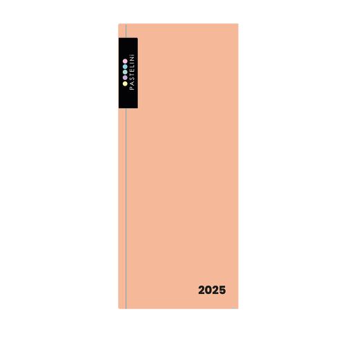 Měsíční diář 2025 Karton P+P - PASTELINI meruňková