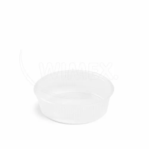 Miska (PP) kulatá průhledná Ø 101 mm 125 ml, 100 ks
