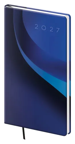 Týdenní diář 2027 Helma kapesní Vario Blue wave