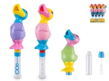 Bublifuk 30 cm s pískací kachničkou - mix barev