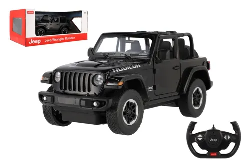 Auto RC RASTAR Jeep Wrangler Rubicon 29 cm, 2,4 GHz - černé