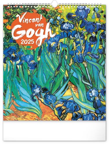 Nástěnný kalendář 2025 Presco Group - Vincent van Gogh, 30 × 34 cm