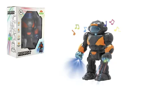 Robot chodící se zvukem a světlem 22 cm