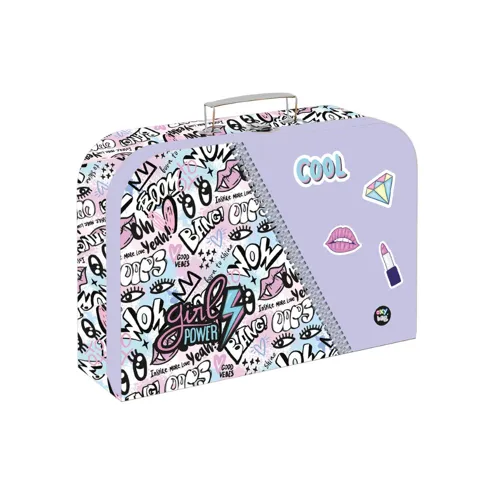 Dětský kufřík 34cm KARTON P+P - Funny Girl