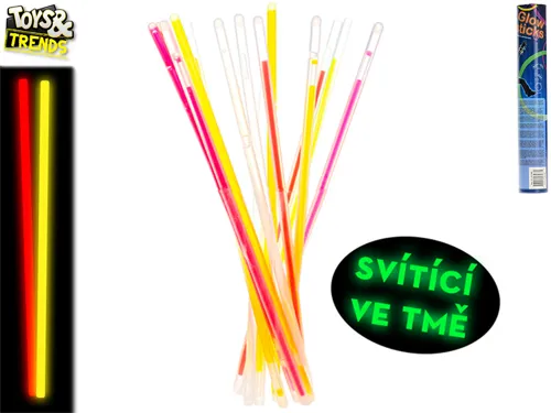 Toys&Trends tyčinky svítící ve tmě 20 cm, 50 ks s 50 spoji
