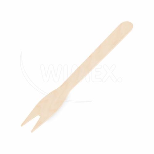 Vidlička svačinová ze dřeva 12 cm, 500 ks