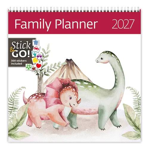 Nástěnný kalendář 2027 Helma Family Planner