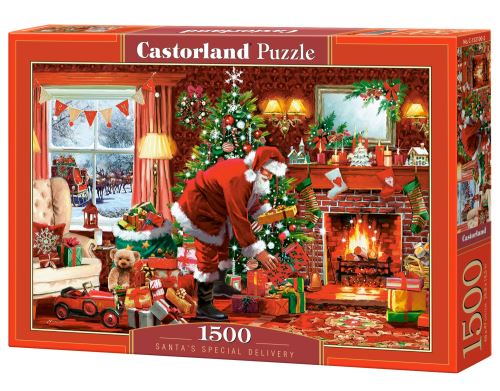 Puzzle Castorland 1500 dílků - Santovo speciální doručení