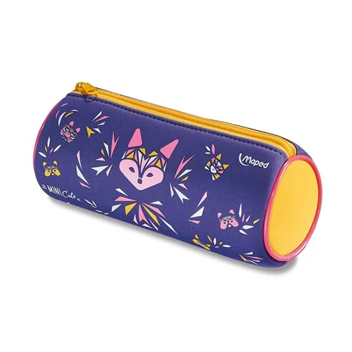 Školní pouzdro kulaté Maped Mini Cute fialové