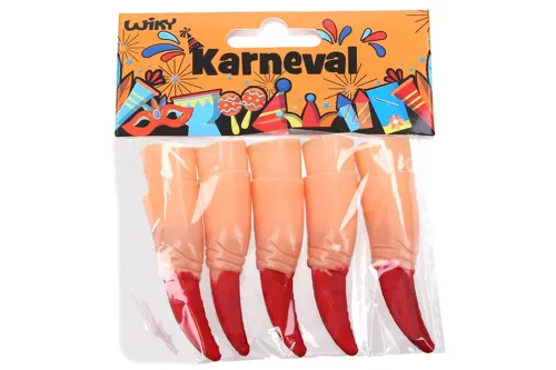 Karnevalové prsty, 10 ks (W027553)