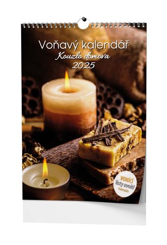 Nástěnný voňavý kalendář 2025 Baloušek - Kouzlo domova