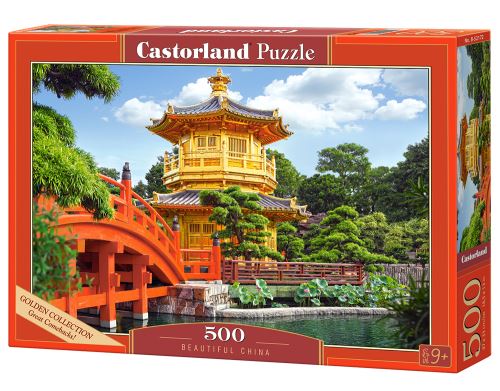 Puzzle Castorland 500 dílků - Čínská zahrada, Hong Kong