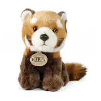 Plyšová panda červená sedící 18 cm ECO-FRIENDLY (1)