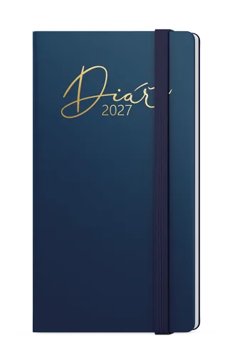 Týdenní diář 2027 Baloušek Jakub Luxi kapesní modrá