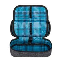 Studentský penál Bagmaster Case Porto 26 B modrý kostičky (4)