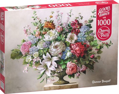 Puzzle Cherry Pazzi 1000 dílků - Kytice (Glamour Bouquet)