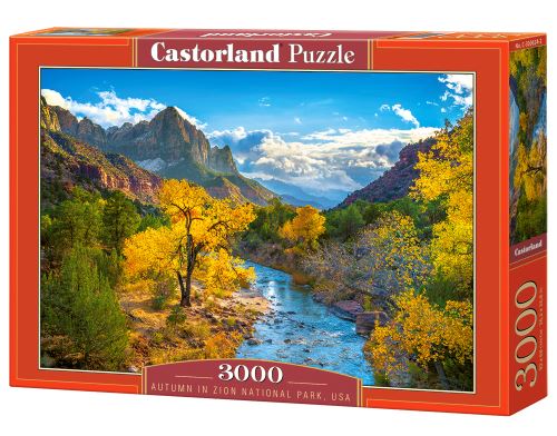 Puzzle Castorland 3000 dílků - Podzim v národním parku Zion, USA