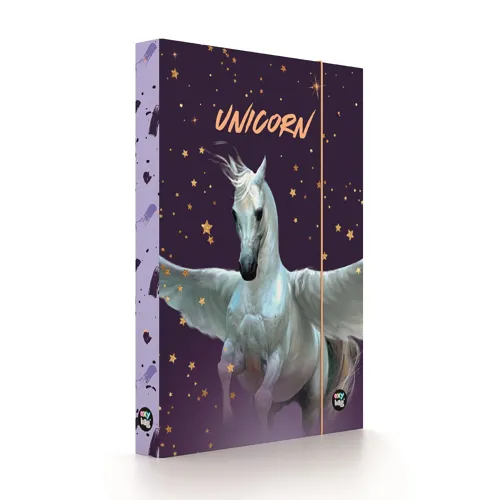 Box na sešity A4 Jumbo KARTON P+ P - Unicorn-pegas