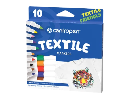 Značkovač Centropen 2739 na textil - sada 10ks