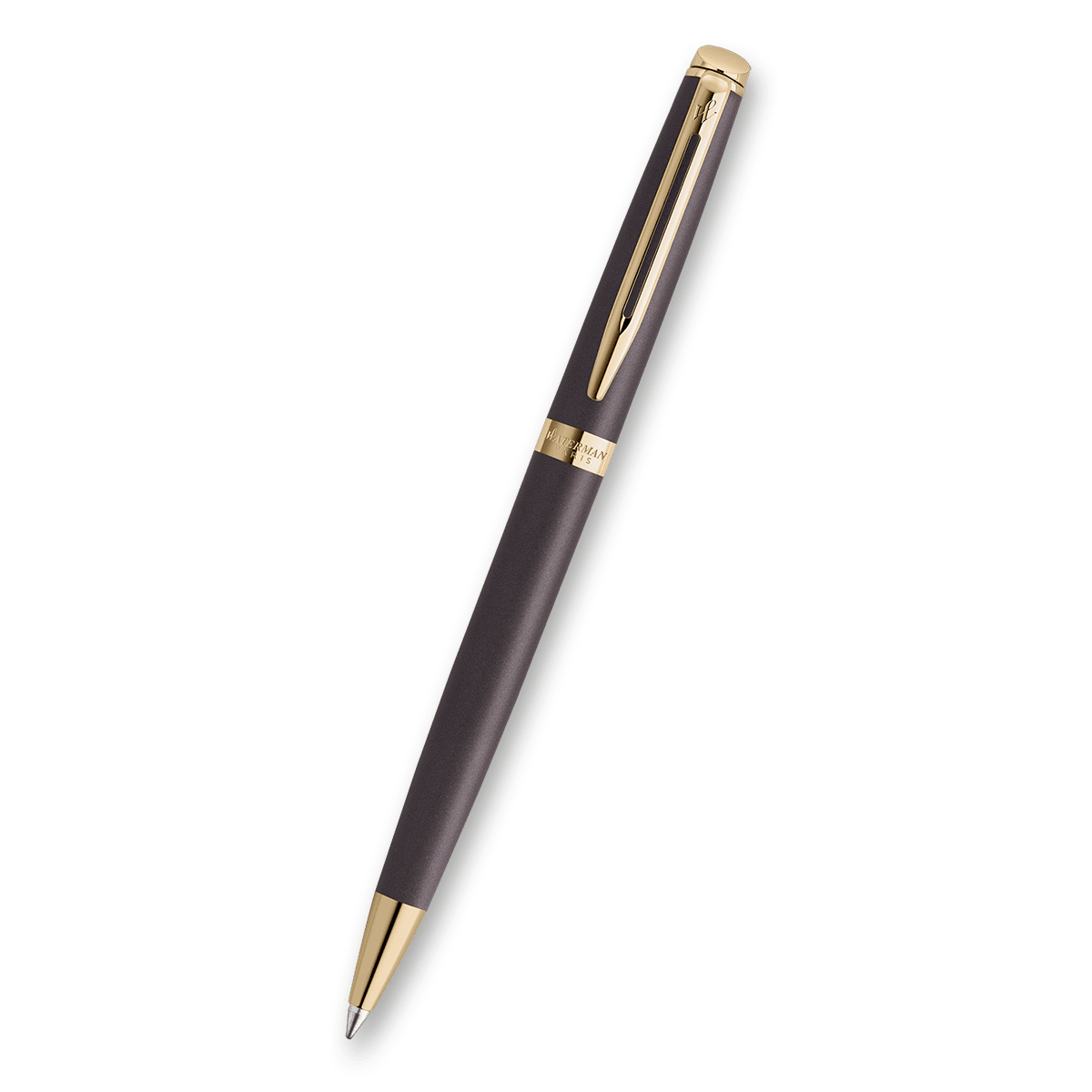 Levně Kuličkové pero Waterman Hémisphére, The Understated Edit Lava Black GT