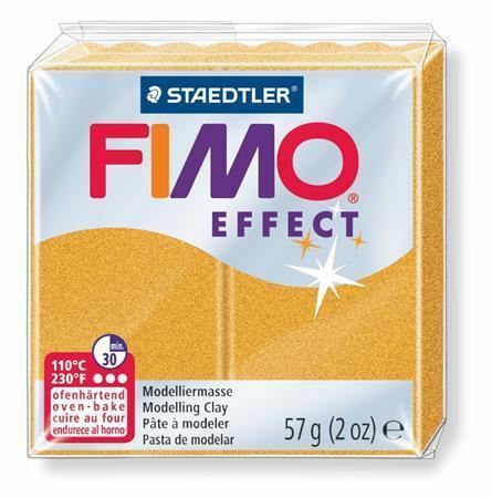 FIMO® effect 8020 modelovací hmota 57g - metalická zlatá (11)