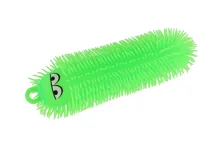 Antistresová mačkací housenka svítící 30 cm - mix barev (4)