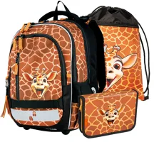 Školní batohový set 3-dílný STIL Junior Giraffe žirafa