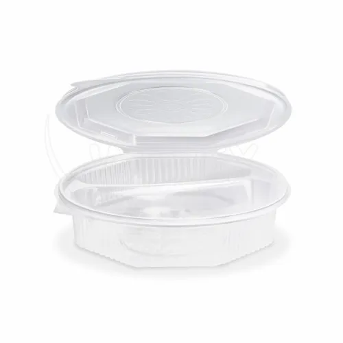 Menu mísa (PP) Ripboxx Meal 2dílná osmiboká průhledná 1000 ml, 25 ks
