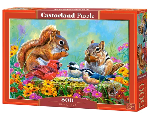 Puzzle Castorland 500 dílků - Veverky