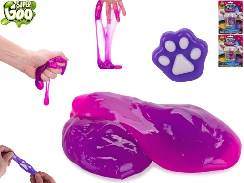 Super Goo hmota duhová 90 g se strečovou hračkou - mix motivů