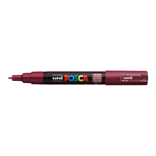 Dekorační popisovač Posca PC-1M, bordó (60), 0,7 - 1,0 mm