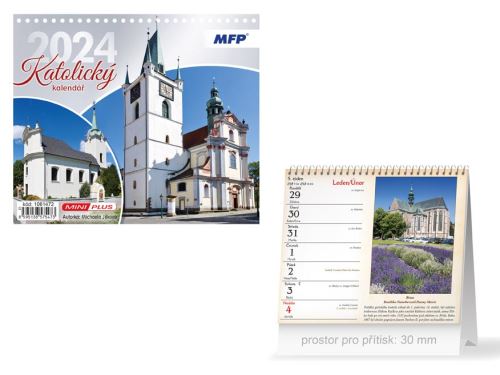 Stolní kalendář MINI 2024 MFP - Katolický