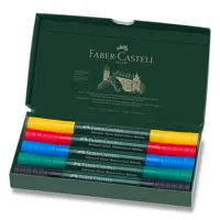 Sada akvarelových popisovačů Faber-Castell Albrecht Dürer - základní barvy, 5ks (1)