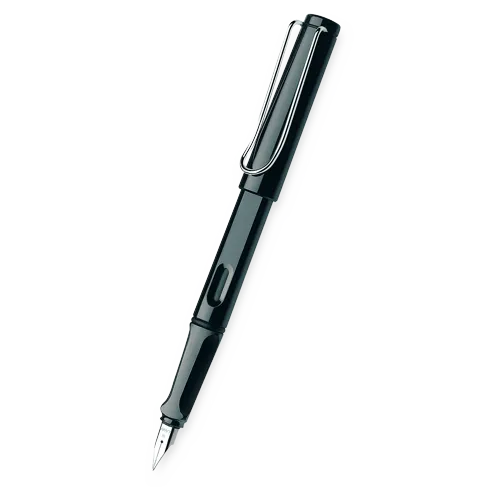 Plnicí pero Lamy Safari Shiny Black - hrot F
