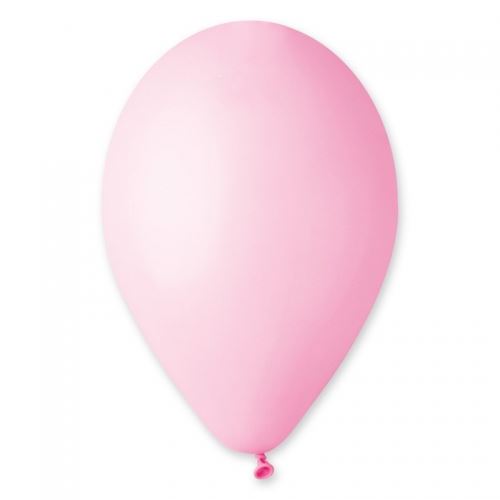 Balónky nafukovací průměr 26cm – pastelová baby růžová, 10ks