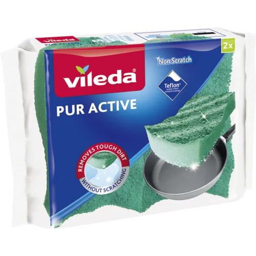 Houbička na nádobí Vileda Pur active 2ks