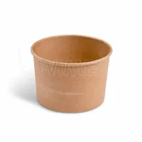 Papírová miska (PAP/PE) kraft Ø 110 mm 475 ml, 50 ks