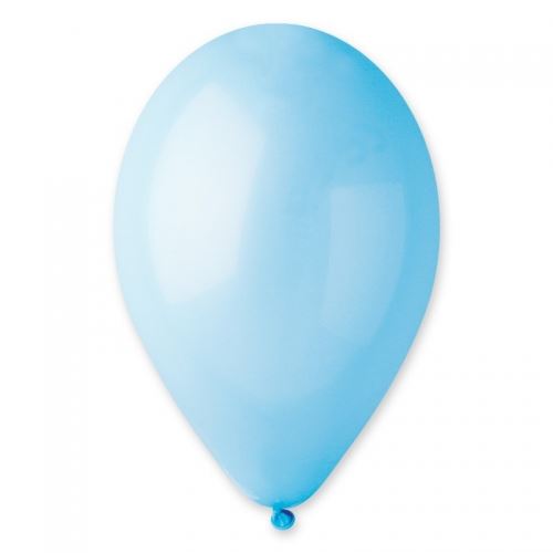 Balónky nafukovací průměr 26cm – pastelová baby modrá, 100 ks