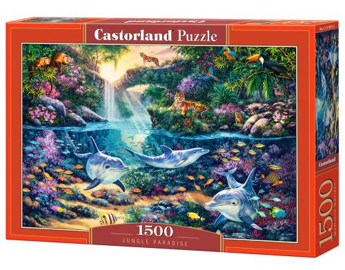 Puzzle Castorland 1500 dílků - Ráj uprostřed džungle