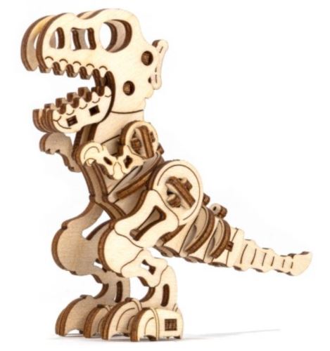 3D dřevěné puzzle - T-Rex 42 dílů