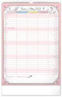 Nástěnný kalendář 2027 Notique Rodinný plánovací Hello Kitty XL, 33 x 46 cm (5)