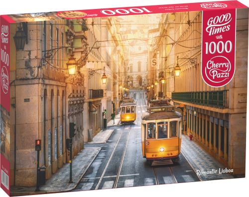 Puzzle Cherry Pazzi 1000 dílků - Romantická Lisabon