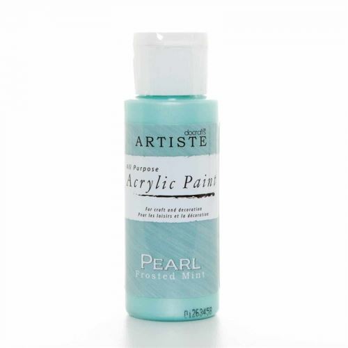 Akrylová barva ARTISTE perleťová - zmrzlá máta