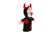 Plyšový čertík maňásek na ruku 30 cm (4)