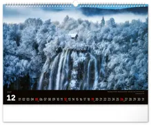 Nástěnný kalendář 2027 Notique Krajiny, 48 x 33 cm (12)