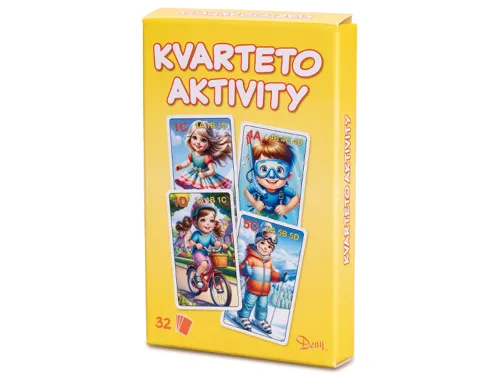 Karty Kvarteto aktivity 32ks v krabičce